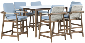 Комплект садовой барной мебели на шесть персон Apoyo