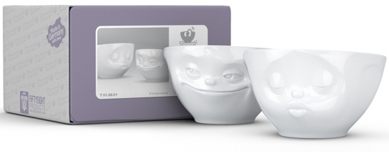 Набор из двух чаш Grinning & Kissing 200 ml 2