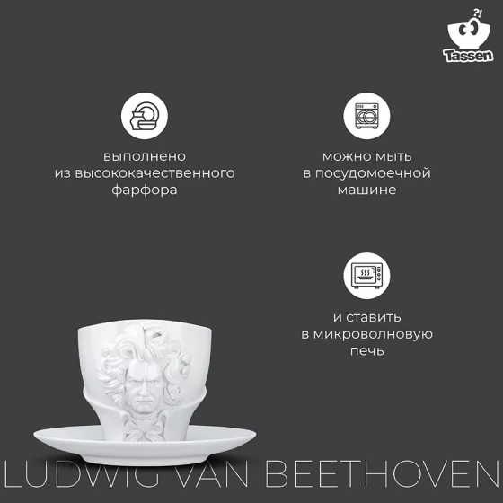 Чайная пара Ludwig van Beethoven 260 ml 11