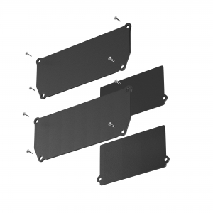 Комплектующие для профиля Заглушки и крепления черные