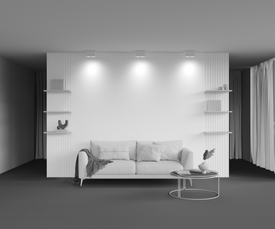 Потолочный светильник Atom белый 2 плафона 8