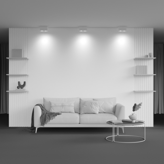 Потолочный светильник Atom белый 2 плафона 7