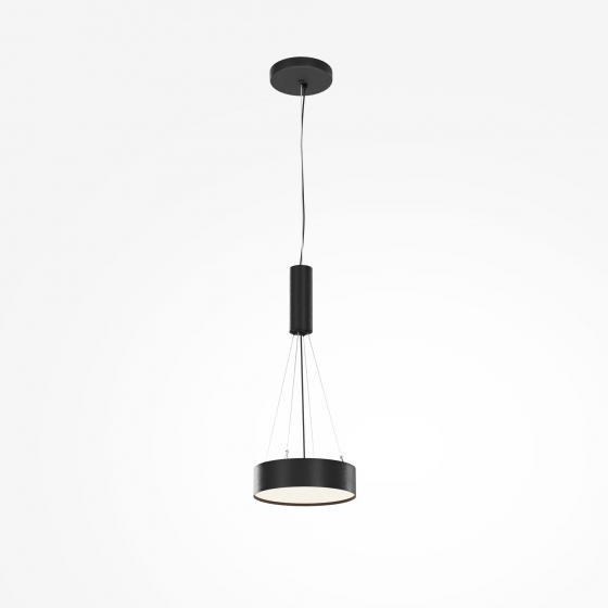 Потолочный светильник Zon черный круглый 4