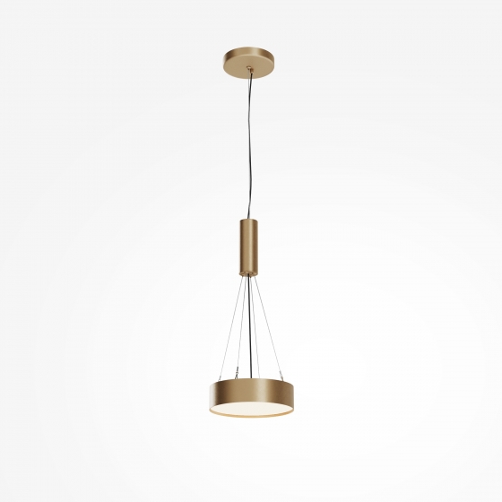 Потолочный светильник Zon матовое золото 220 мм 8