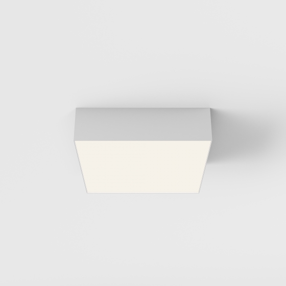 Потолочный светильник Zon квадратный белый 220x220 мм 8