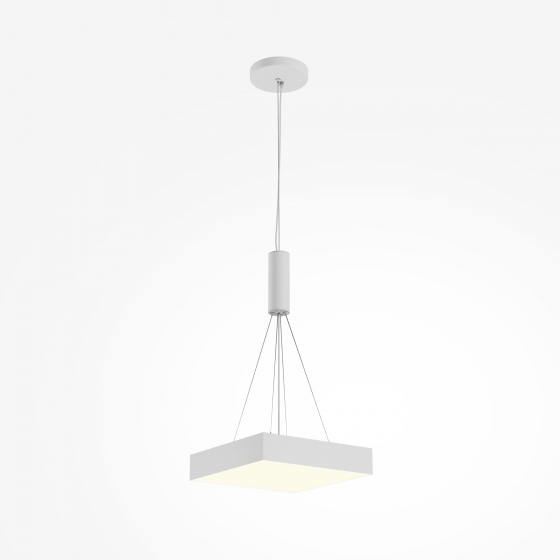 Потолочный светильник Zon квадратный белый 300x300 мм 6