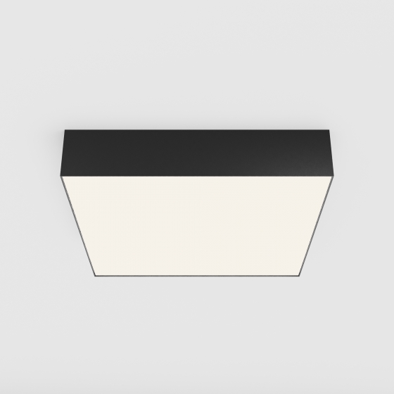 Потолочный светильник Zon квадратный черный 3