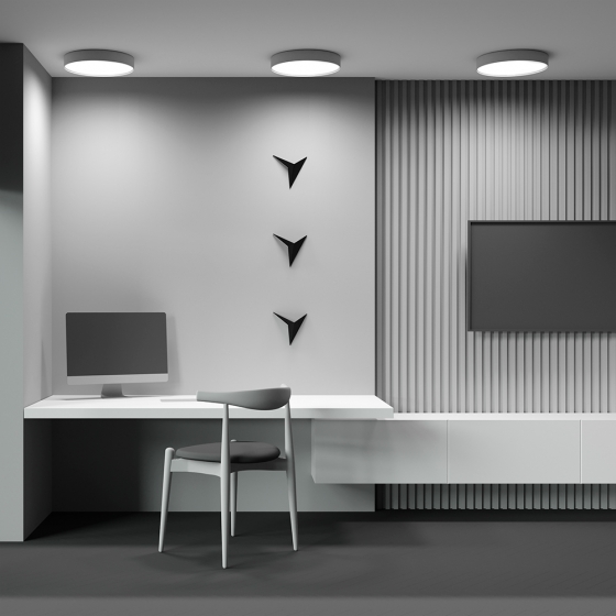 Потолочный светильник Zon матовое золото 400 мм 7