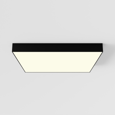 Потолочный светильник Zon черный квадратный 600x600 3