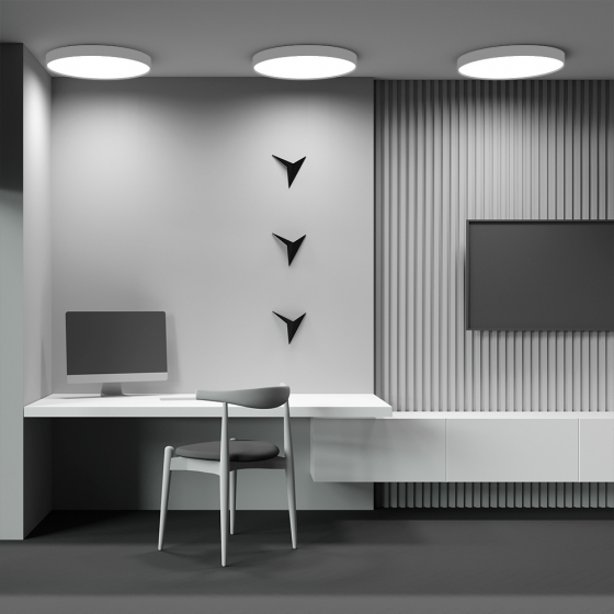 Потолочный светильник Zon круглый белый 600 мм 8