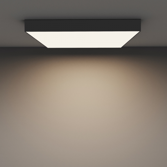 Потолочный светильник Zon черный 600x600 мм 7