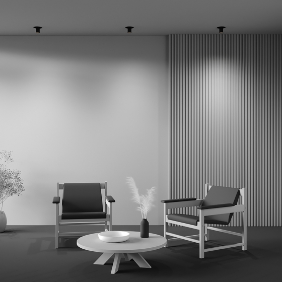 Встраиваемый светильник FOCUS S черный 6