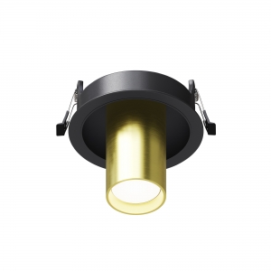 Встраиваемый светильник FOCUS S черный, круглый
