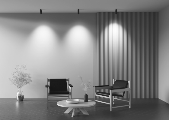 Встраиваемый светильник FOCUS LED черный круглый 4