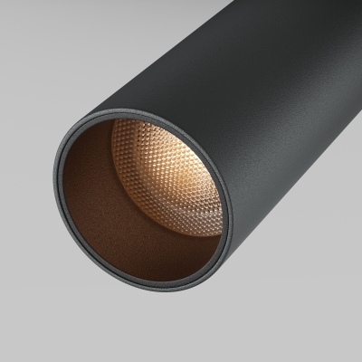Встраиваемый светильник FOCUS LED черный круглый 8