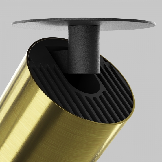 Встраиваемый светильник FOCUS LED черный 52 мм 5