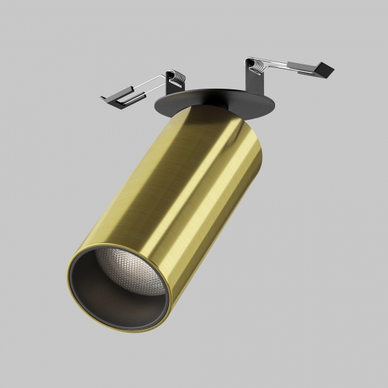 Встраиваемый светильник FOCUS LED черный 52 мм 12