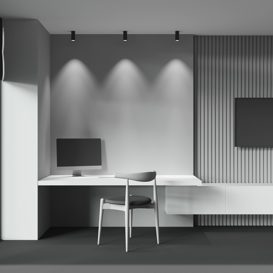 Потолочный светильник FOCUS LED черный 52 мм 17