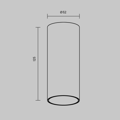 Потолочный светильник FOCUS LED латунь 52 мм 9