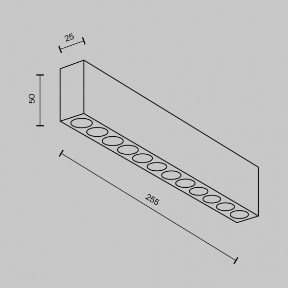 Потолочный светильник Points 25X3X5 CM 6