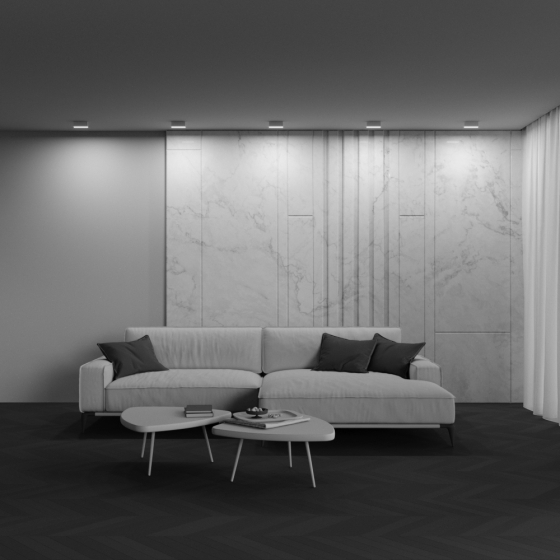 Потолочный светильник Basis белый 130x25x5 см 4