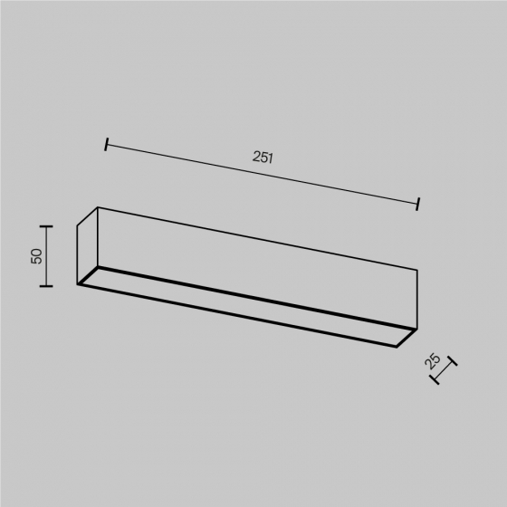 Потолочный светильник Basis белый 7