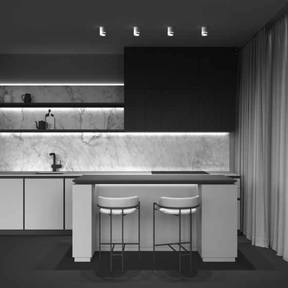 Потолочный светильник Orlo белый 79 мм 11