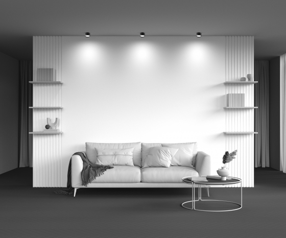 Потолочный светильник Hoop черный 85 мм 9