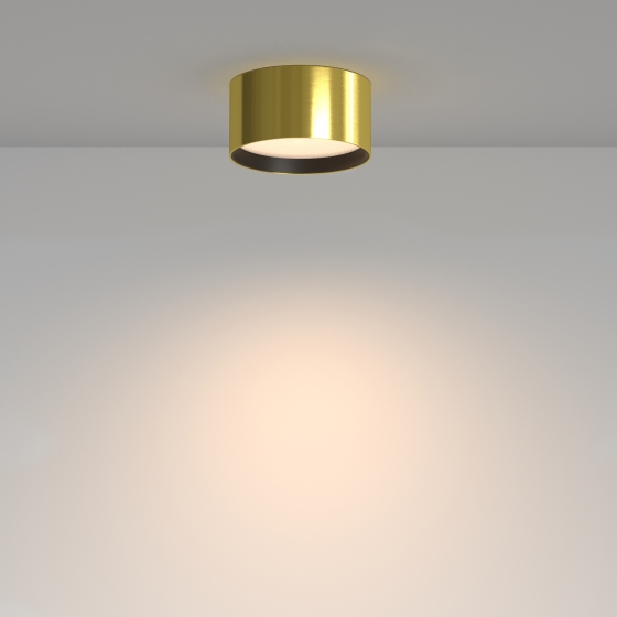 Потолочный светильник Glare латунный 120 мм 4