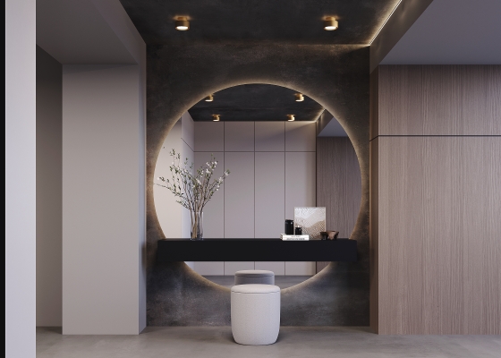 Потолочный светильник Space матовое золото 2