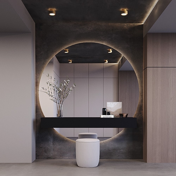 Потолочный светильник Space матовое золото 3