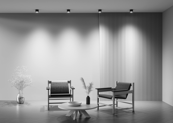 Потолочный светильник Rendo черный 6