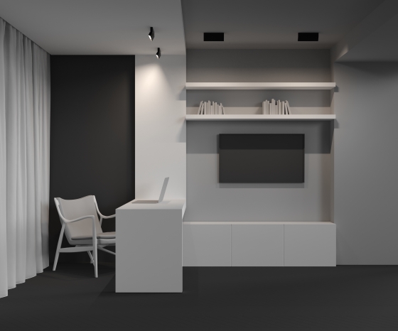 Потолочный светильник Basis Rot черный 18