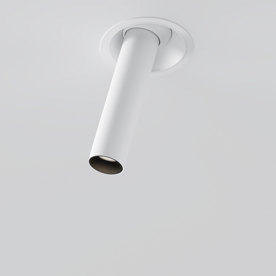 Встраиваемый светильник Focus T белый круглый 3