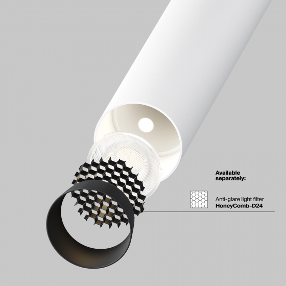 Встраиваемый светильник Focus T белый круглый 15