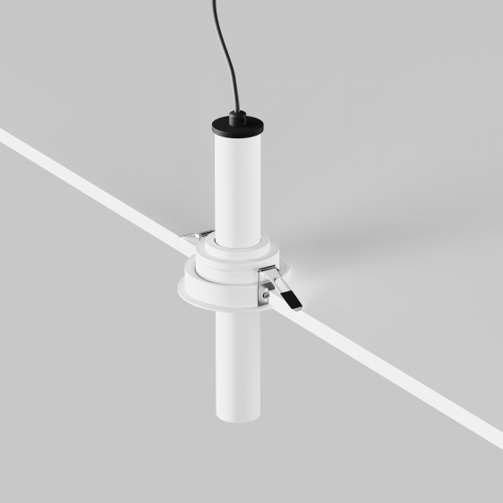 Встраиваемый светильник Focus T белый круглый 8