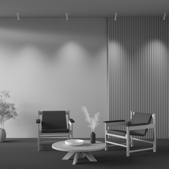 Встраиваемый светильник Focus T белый круглый 15