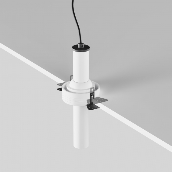 Встраиваемый светильник Focus T белый круглый 17