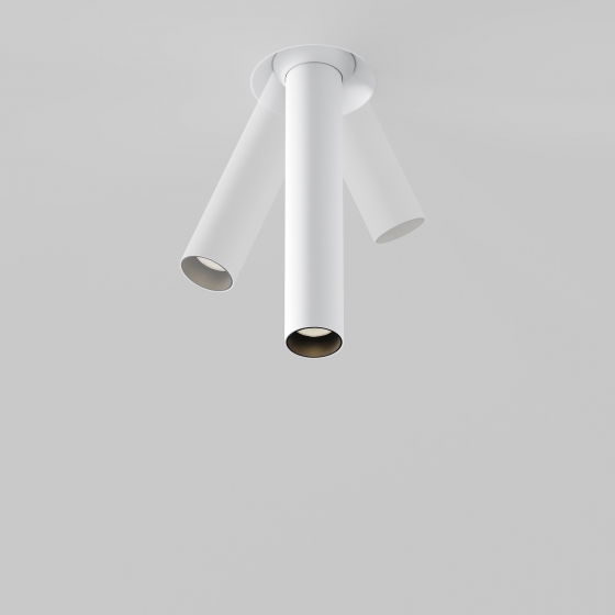 Встраиваемый светильник Focus T белый круглый 16