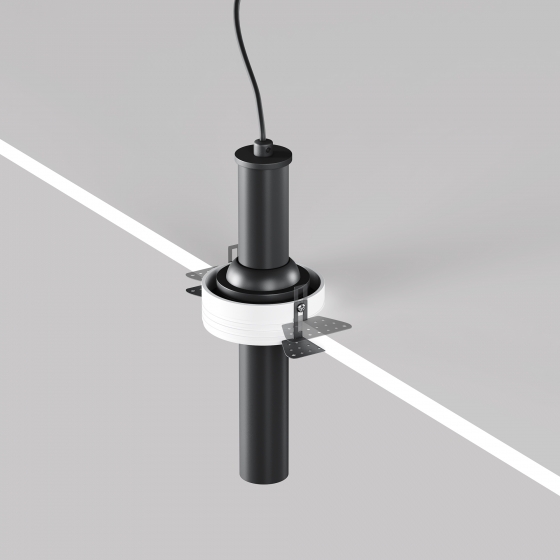 Встраиваемый светильник Focus T черный 7