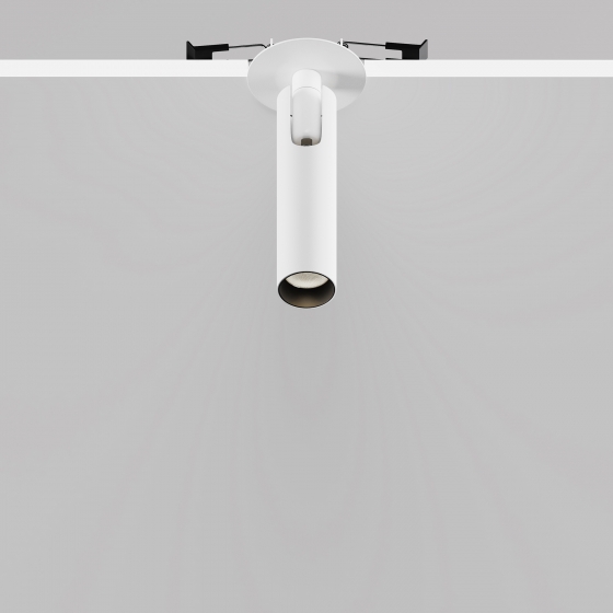 Встраиваемый светильник Focus T круглый белый 19