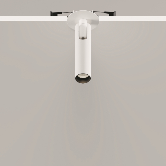 Встраиваемый светильник Focus T круглый белый 8