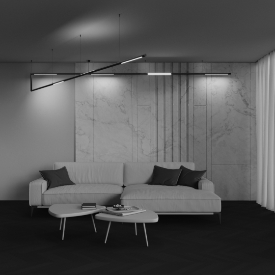 Светильник Basis модульный черный 6