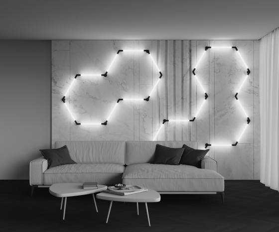 Светильник Larc черный 492мм 7