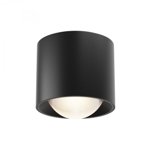 Потолочный светильник Lens черный 90 мм