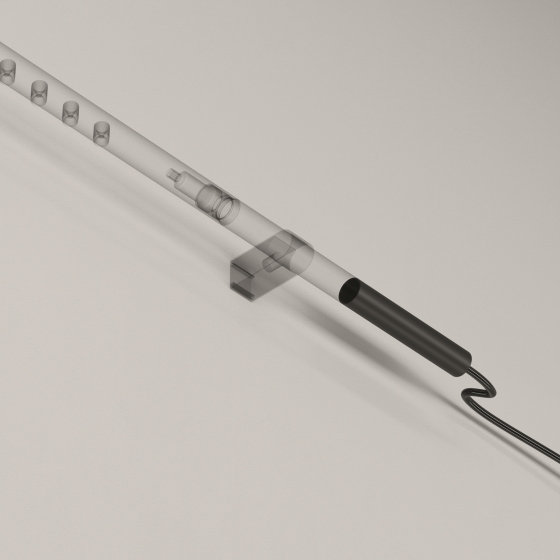 Заглушка с питанием AXITY черная 3