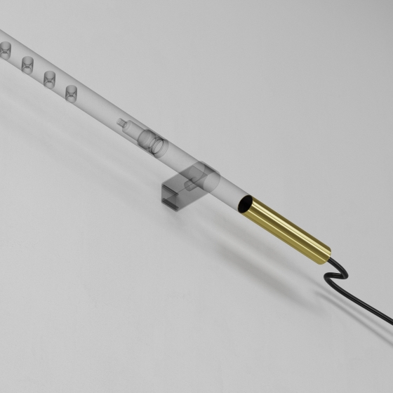 Заглушка с питанием AXITY латунь 18x18 мм 7