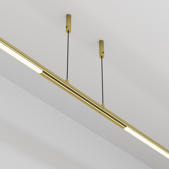 Аксессуары настенно-потолочная система AXITY латунь 3