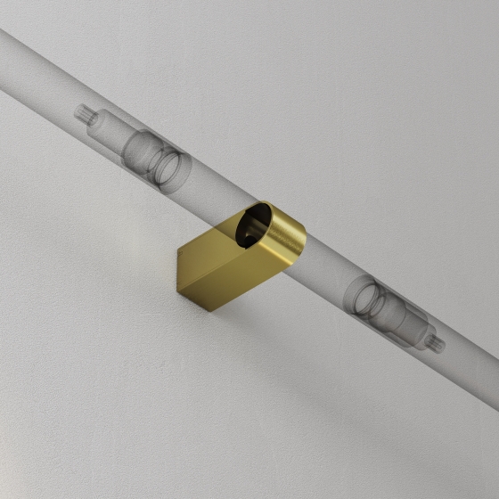 Фиксатор для накладного монтажа AXITY латунь 5