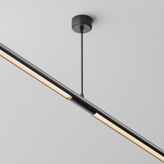 Прямой коннектор Shelf черный 2